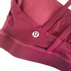 Lulu Lemon Energy Sports Bra Maroon Size 4
